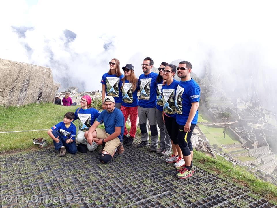 Fotoalbum: The group in Machu Picchu